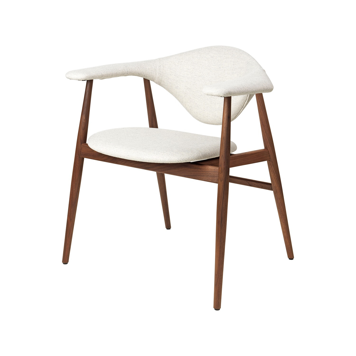 Masculo Spisebordstol - Valnød/Plain 0026