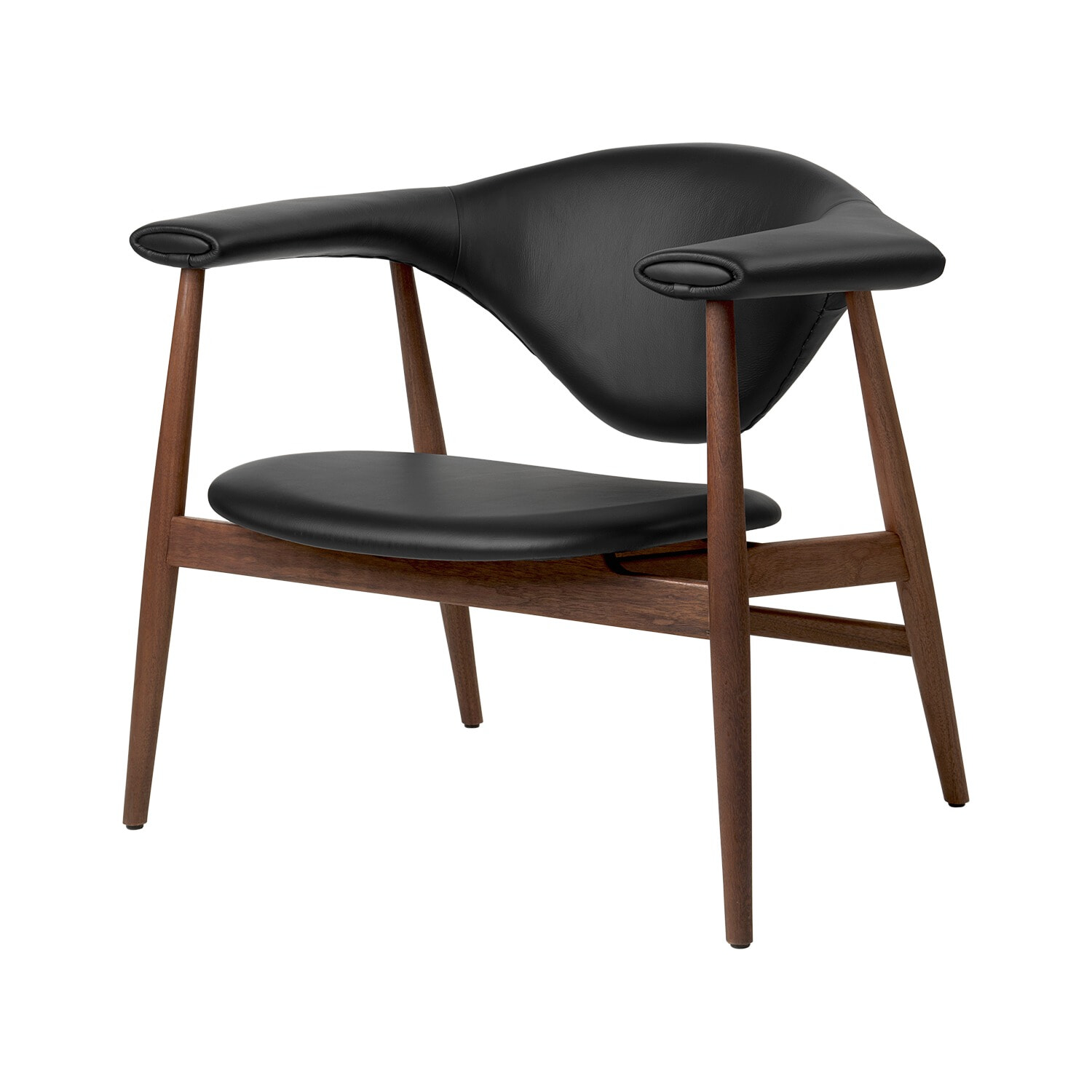 Masculo Loungestol - Valnød/Sort Annet Crib5 læder