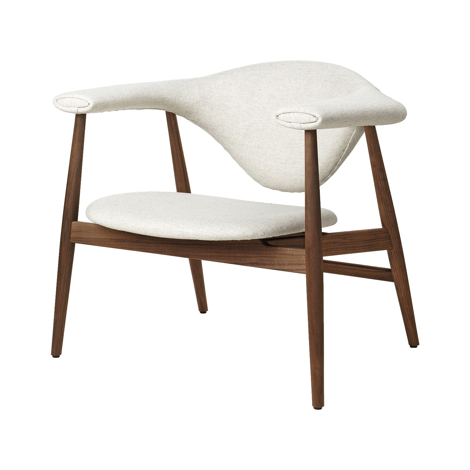 Masculo Loungestol - Valnød/Plain 0026