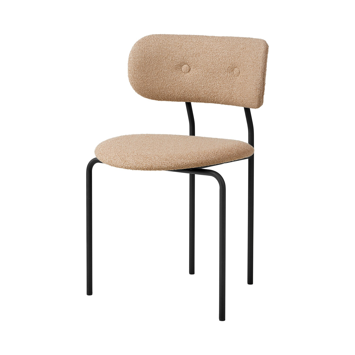 Coco Spisebordstol - Sort stel/Around Bouclé 004