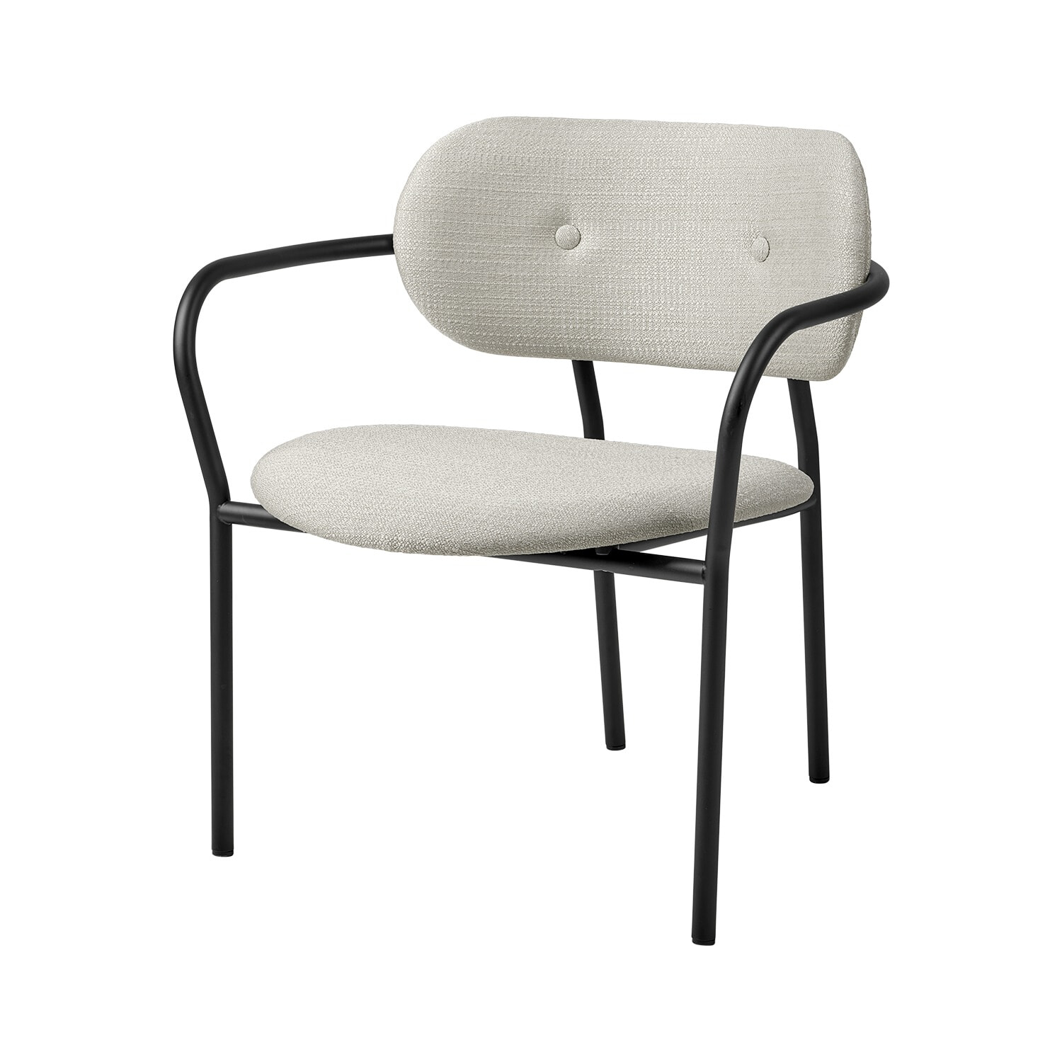 Coco Loungestol - Sort stel/Eero Special FR 106