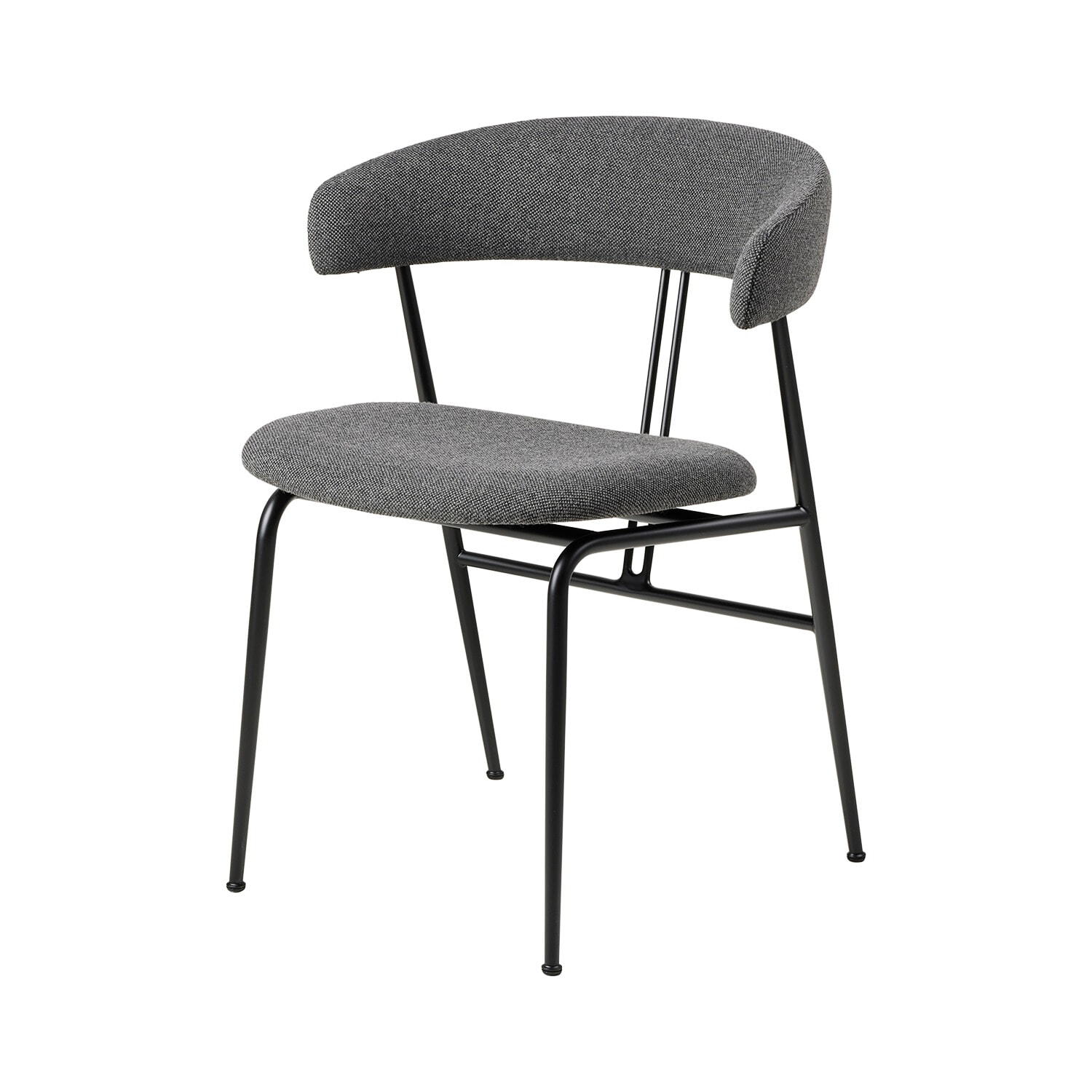 Violin Spisebordstol - Sort stel/Hallingdal 173