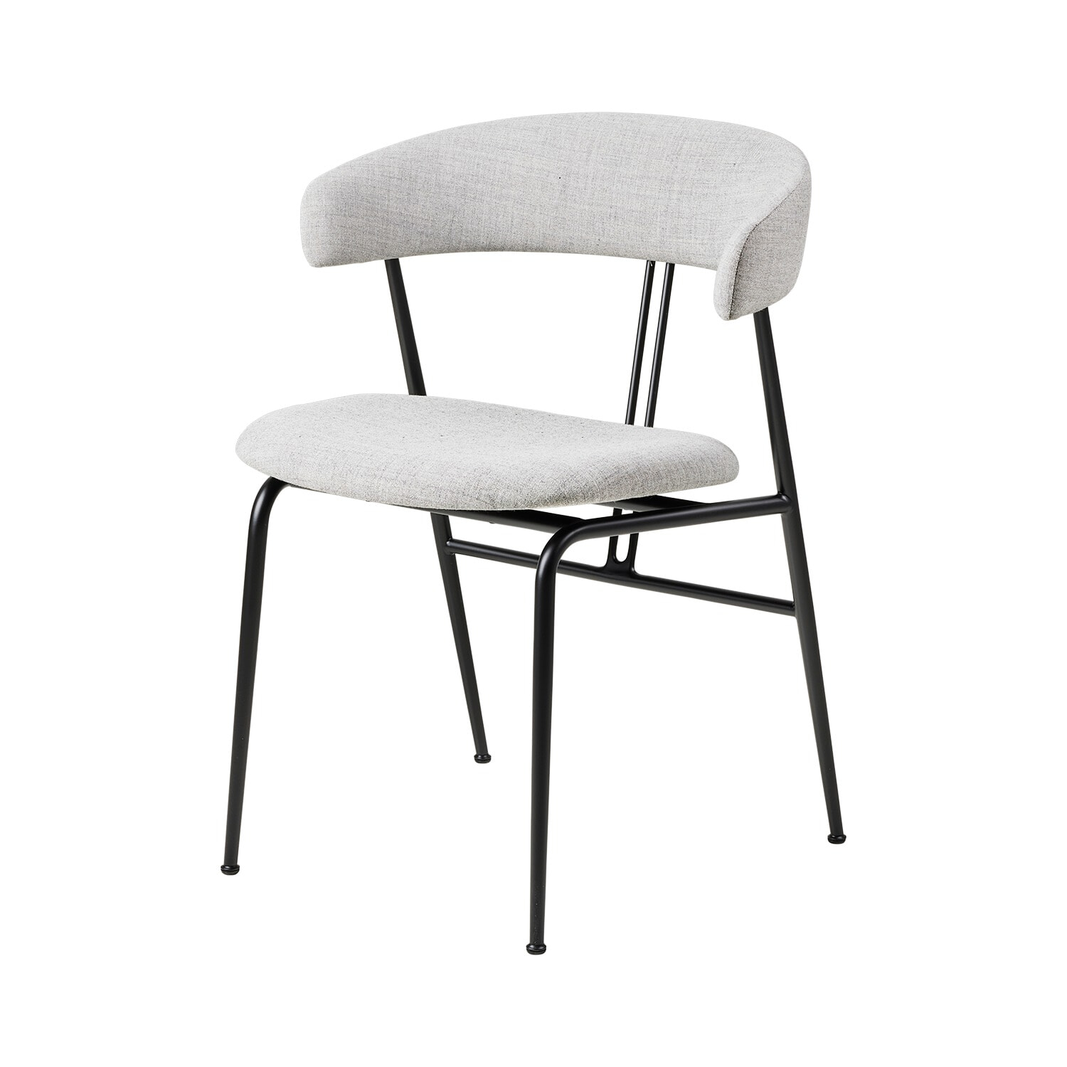 Violin Spisebordstol - Sort stel/Remix 123