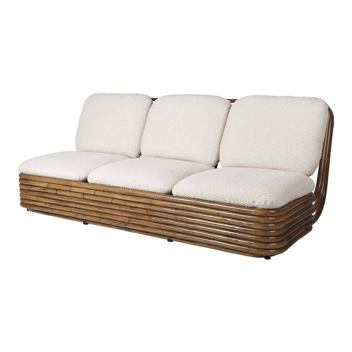 Bohemian 72 3 pers. Sofa - Lupo Special Diagonal Bouclé 007