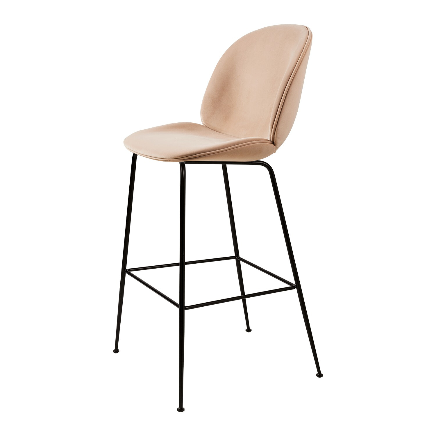 Beetle Barstol - Sort Conic stel/Sunday 034