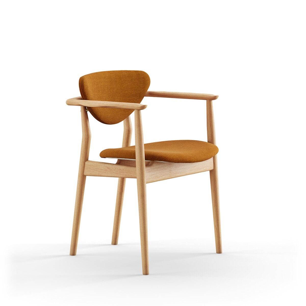 109-Armstolen FJ1090 - Watercolour stof - Finn Juhl