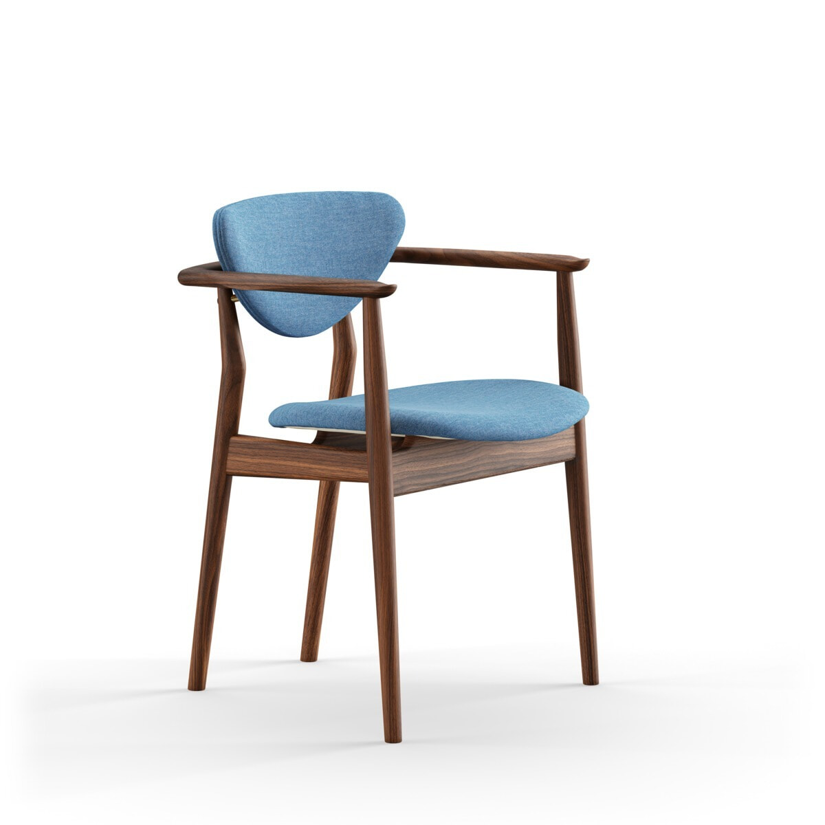 109-Armstolen FJ1090 - Remix stof - Finn Juhl