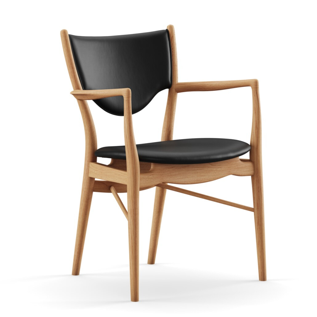 46-Armstolen FJ4653 - Elegance læder - Finn Juhl