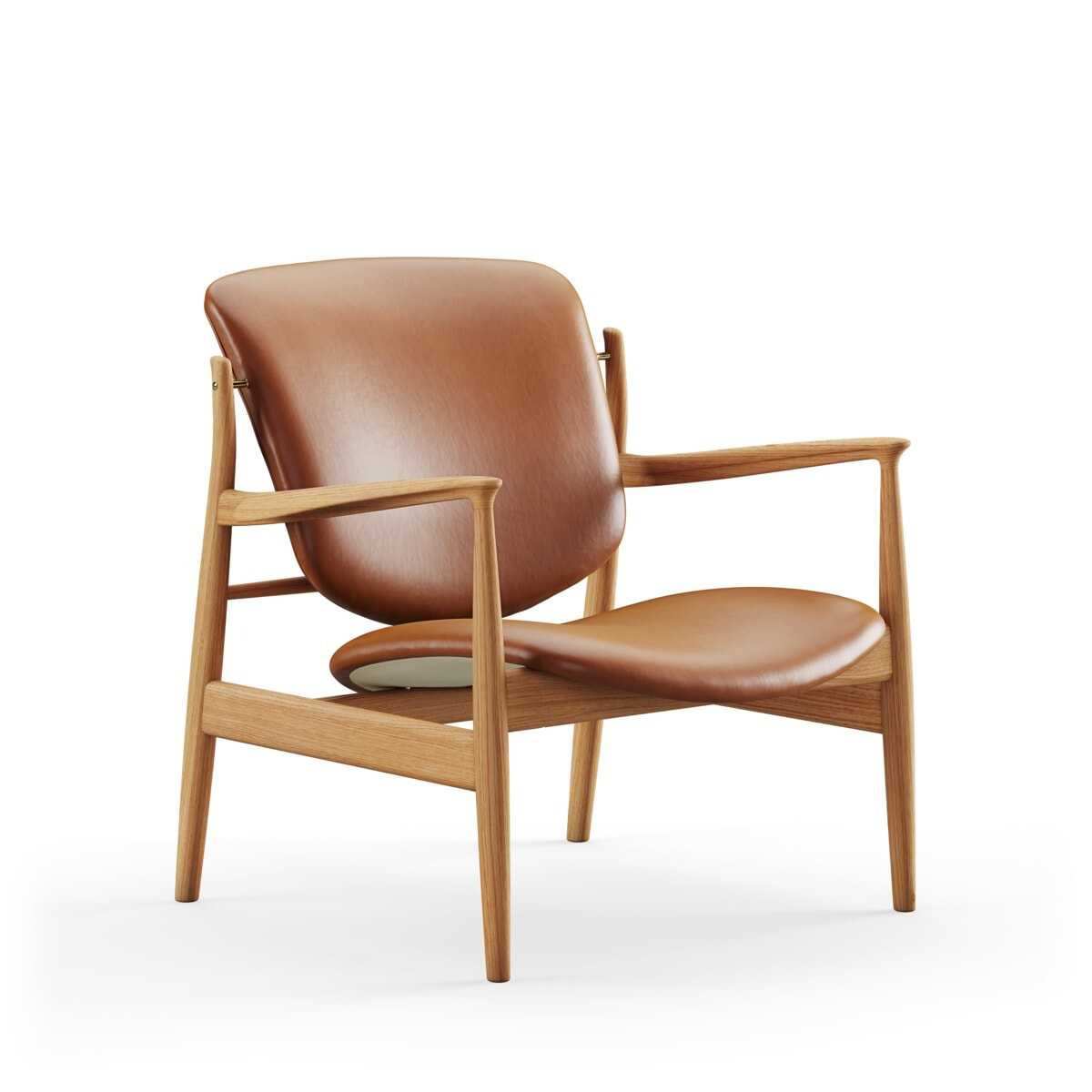 France Chair FJ1360 - Elegance læder - Finn Juhl
