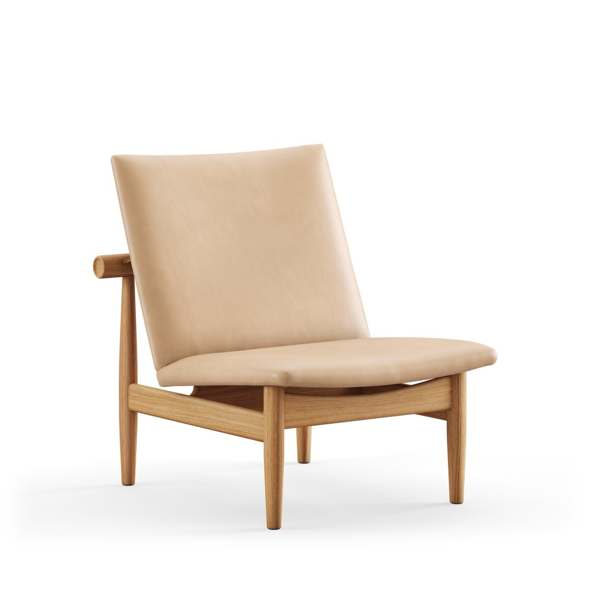 Japan FJ5301 Lænestol - Vegetal læder - Finn Juhl