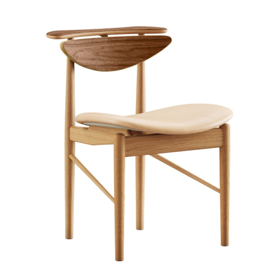 Karmstolen FJ5310 - Vegetal læder - Finn Juhl