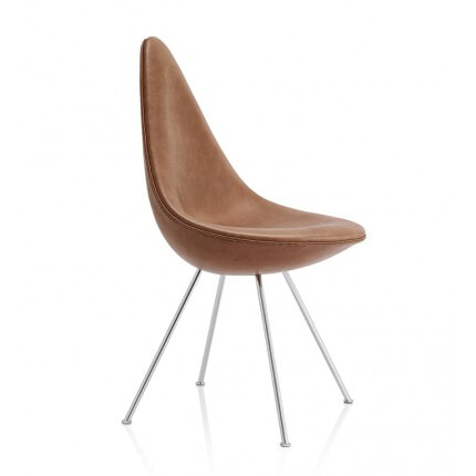 Dråben 3110 - Fuldpolstret Valnød Grace Læder