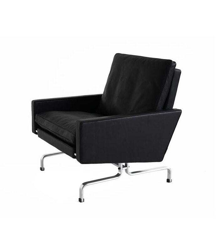 PK31™ Lænestol - Sort Aura Læder