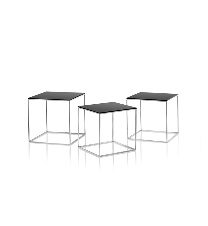 PK71™ indskudsborde 3 stk. - Sort