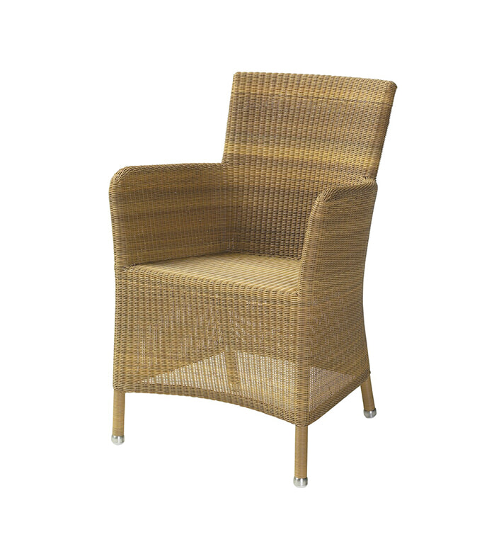 Hampsted m. arm. - Natur cane-line fiber