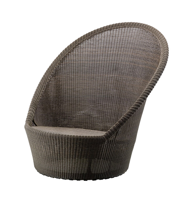 Kingston solstol m. hjul - Mocca