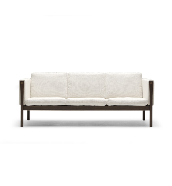 CH163 - 3 pers. Sofa Valnød olie/Stof gr.3