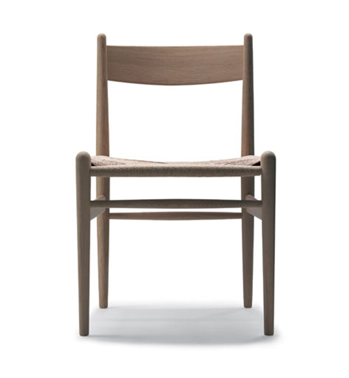 CH36 Wegner stol - Eg sæbe m. Naturflet