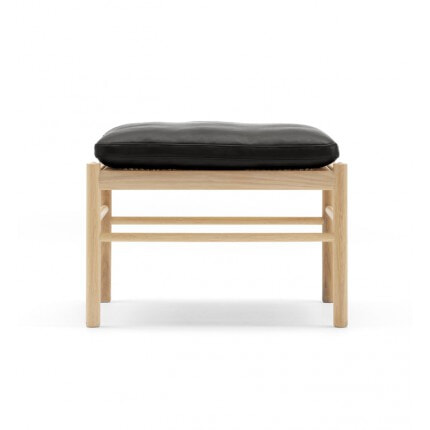 Colonial Fodskammel OW149F - Sort Thor læder