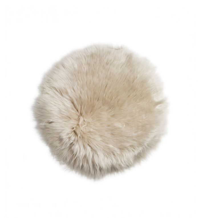 Sædepude Ø38 - Fåreskind