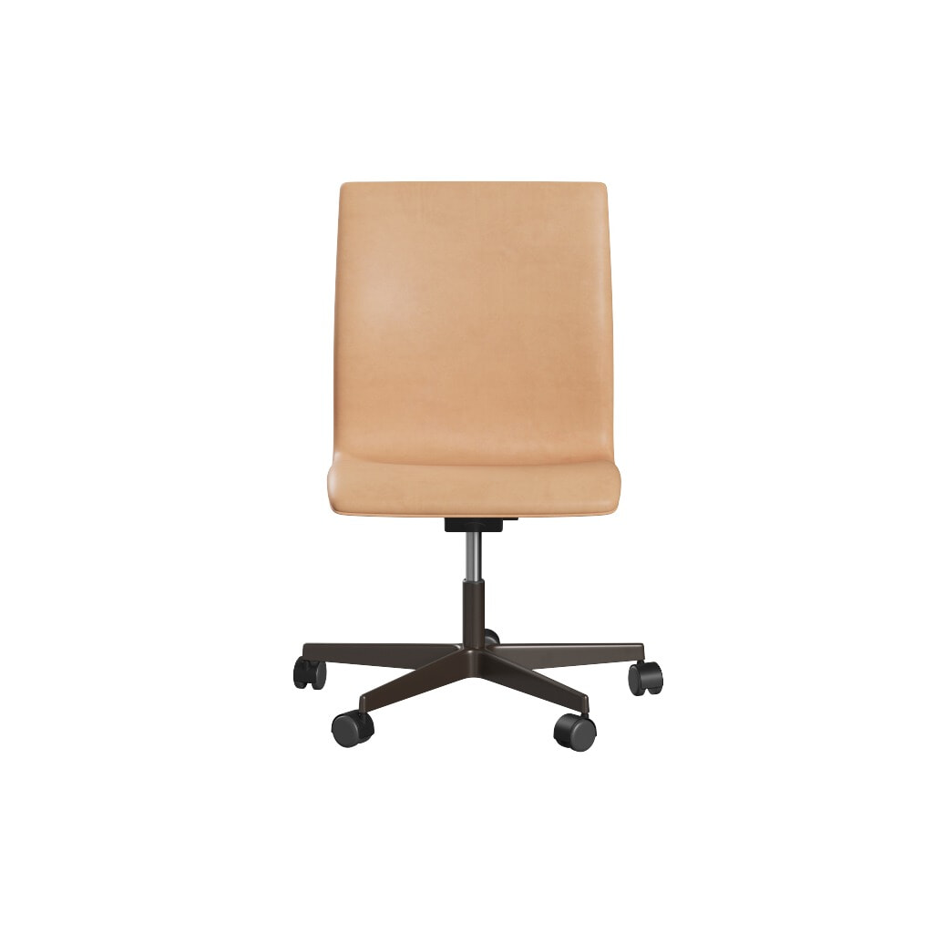 Oxford™ 3191W Kontorstol - Natur læder