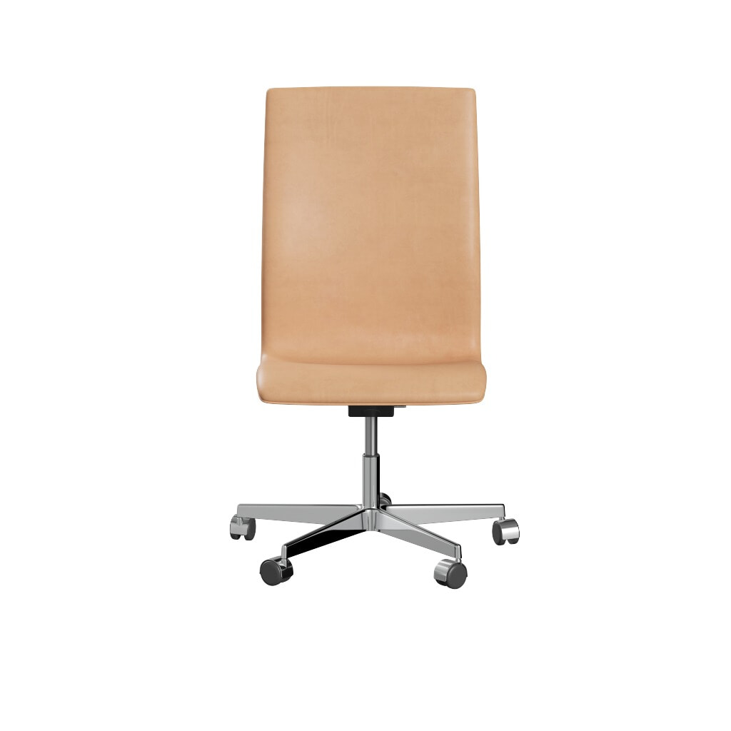 Oxford™ 3193W Kontorstol - Natur læder