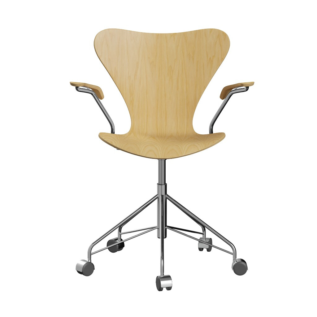 Syver 3217 Drejearmstol - Natur finér