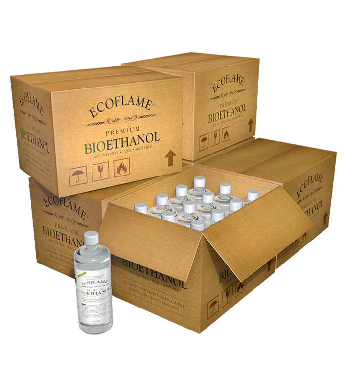 XXXL - Bioethanol (6 kasser af 12 liter) Inkl. fragt