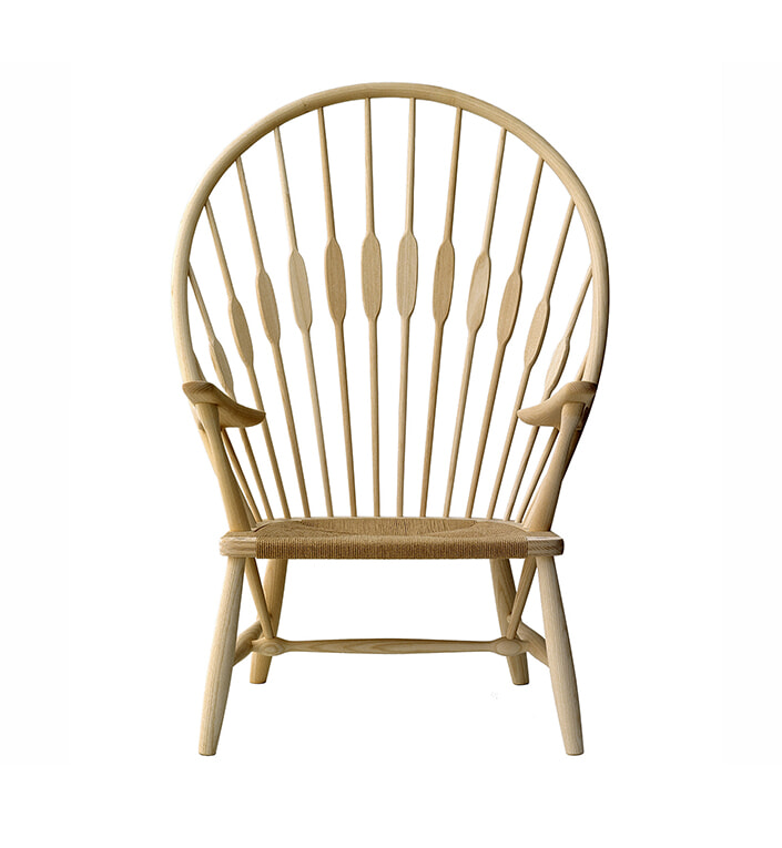 Påfuglestolen - pp550 - Ask