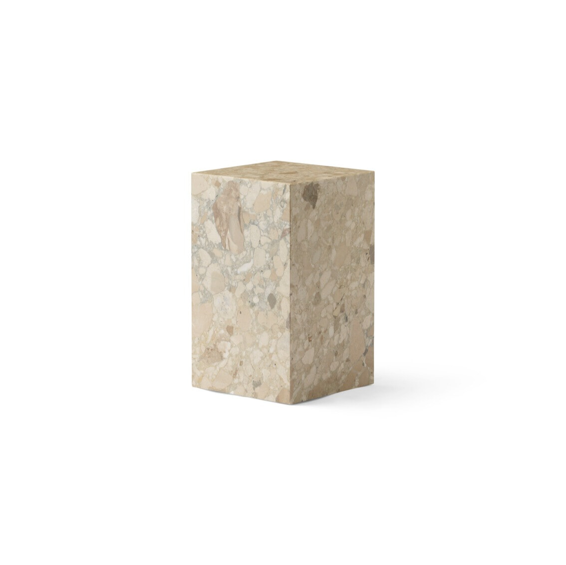 Plinth Tall Sofabord - Marmor