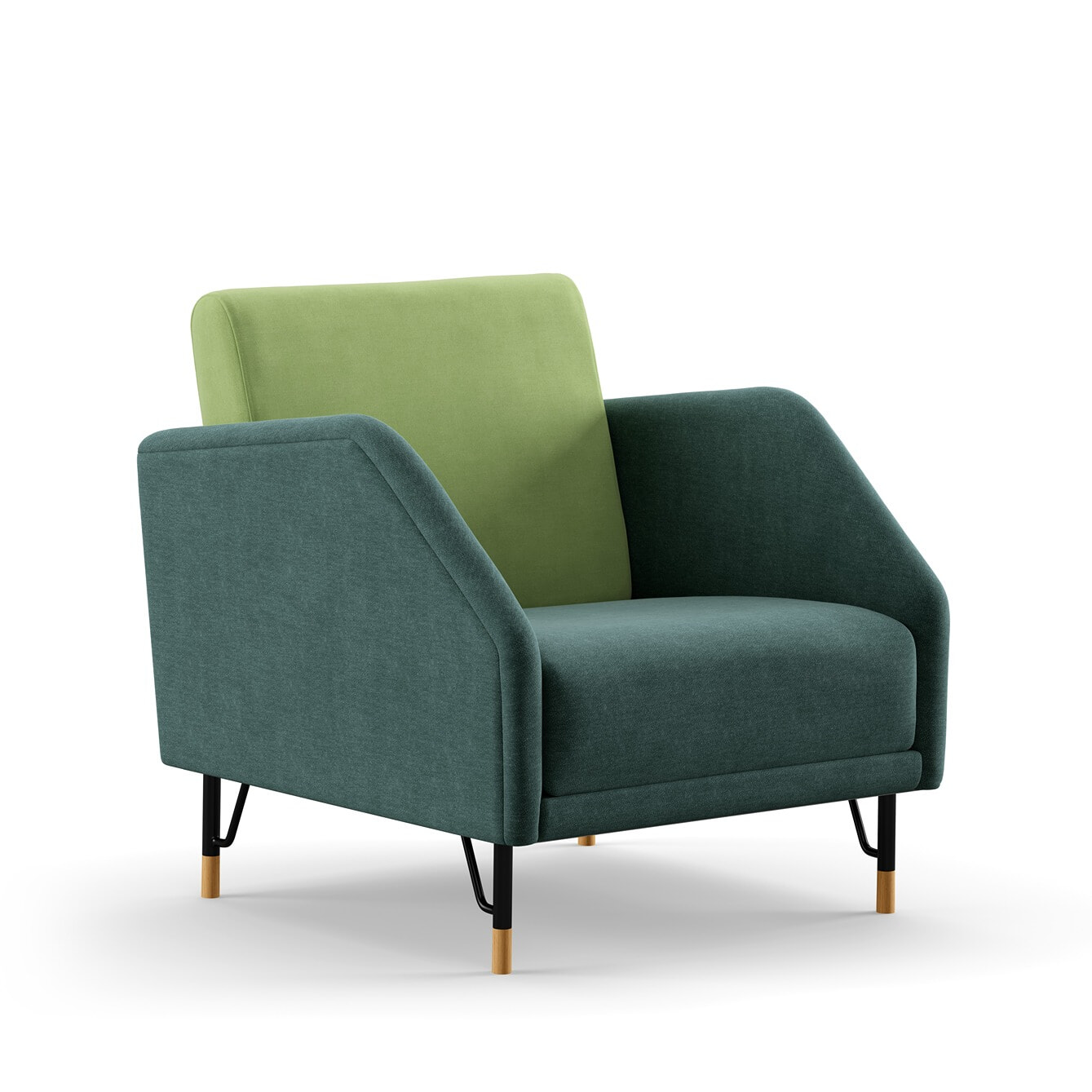 77-Stolen FJ5351 - Watercolour stof - Finn Juhl 