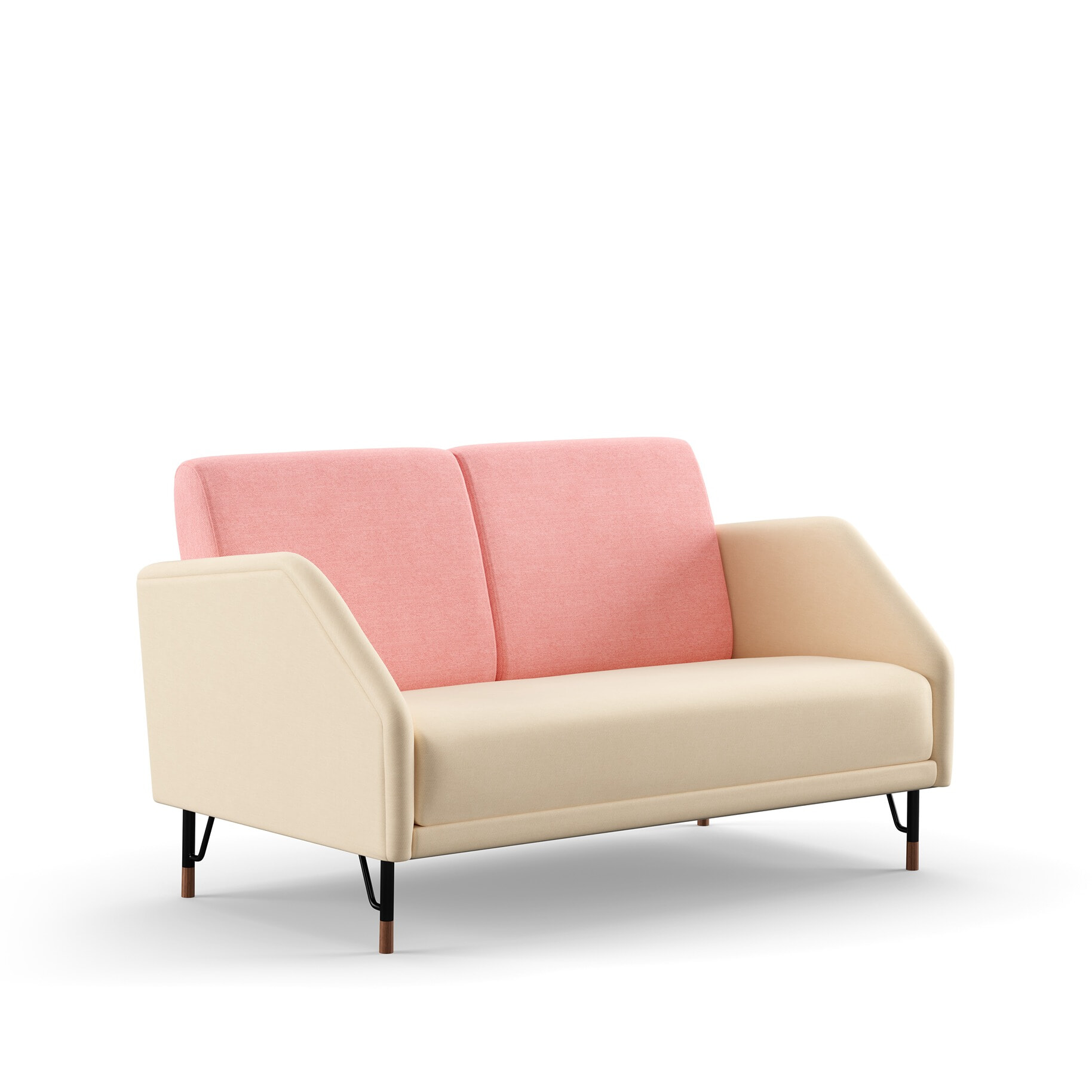 77-Sofaen FJ5352 2 pers. - Watercolour stof - Finn Juhl 