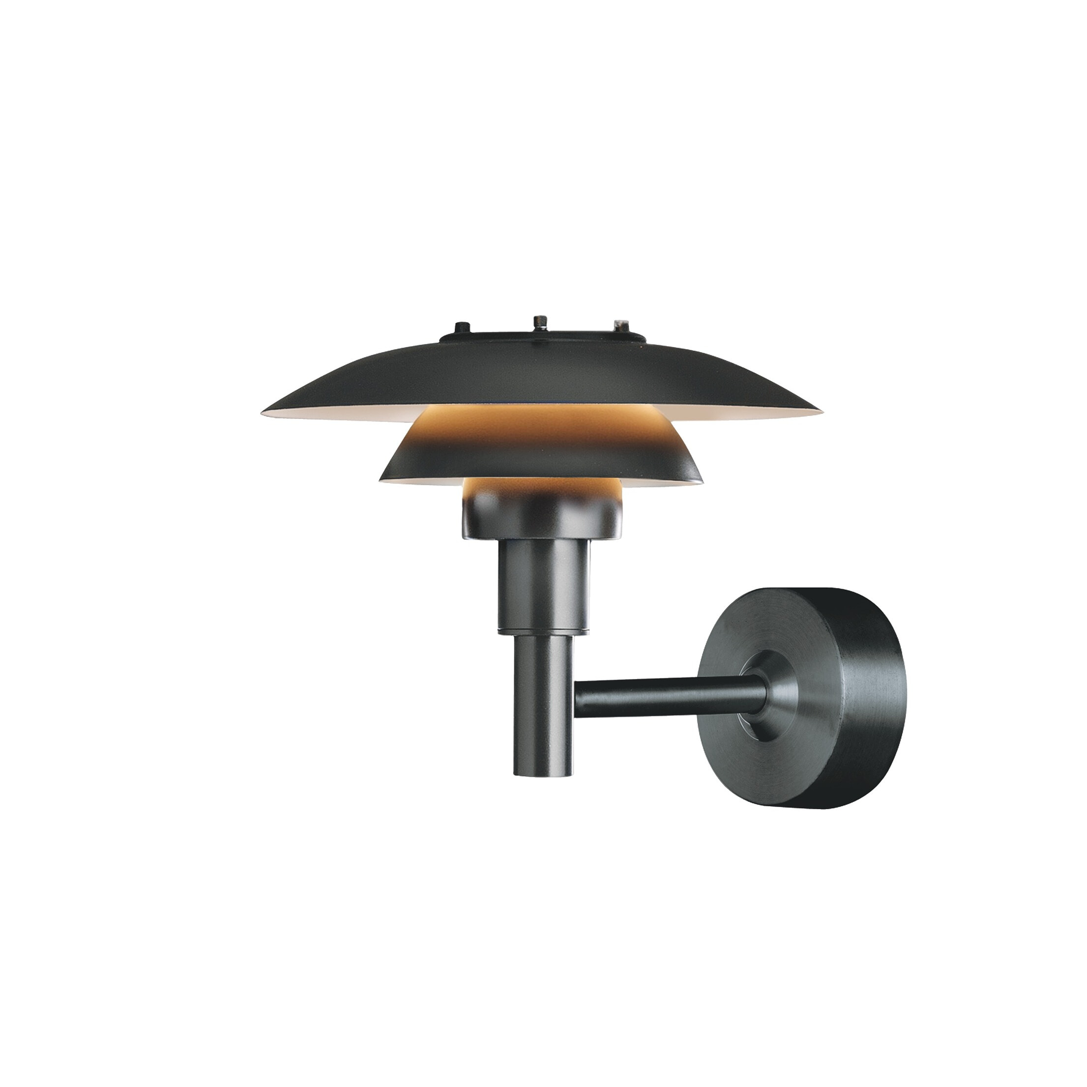 PH 3-2½ Udendørs Væglampe - Sort