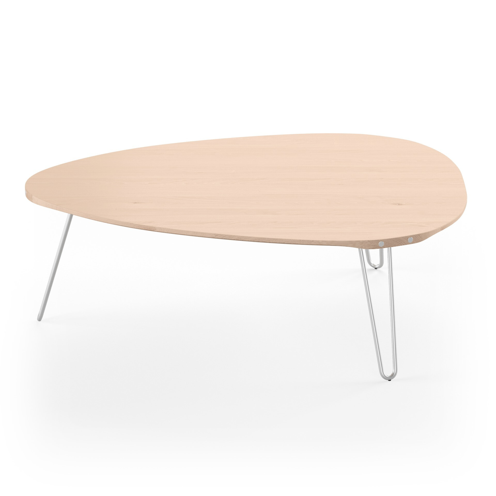 AK1860 Sofabord - Massiv bordplade