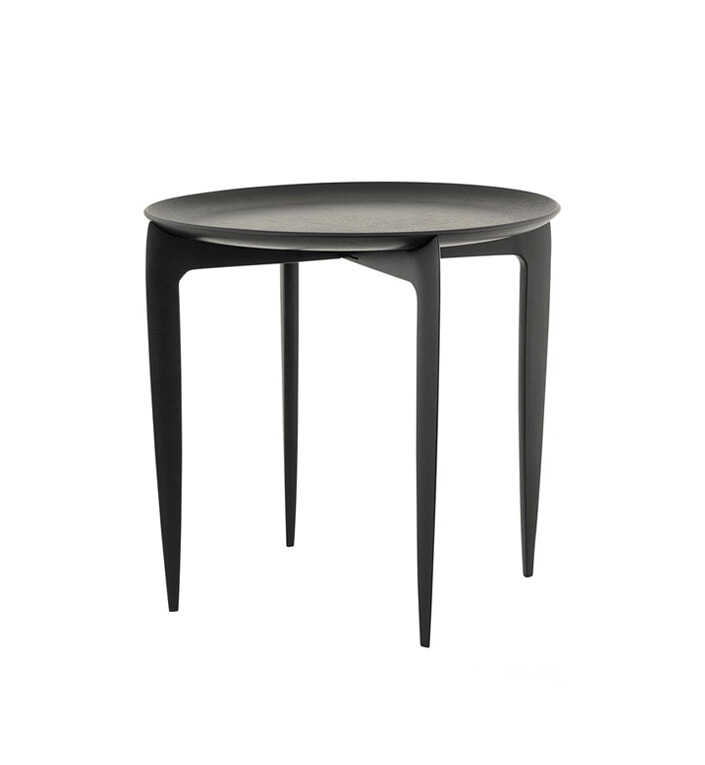 Bakkebord Ø45 Sort Eg - Fritz Hansen Objects