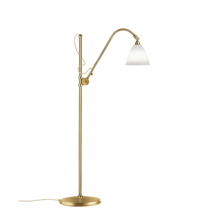 Bestlite BL3S Gulvlampe - Messing/Bone china - GUBI