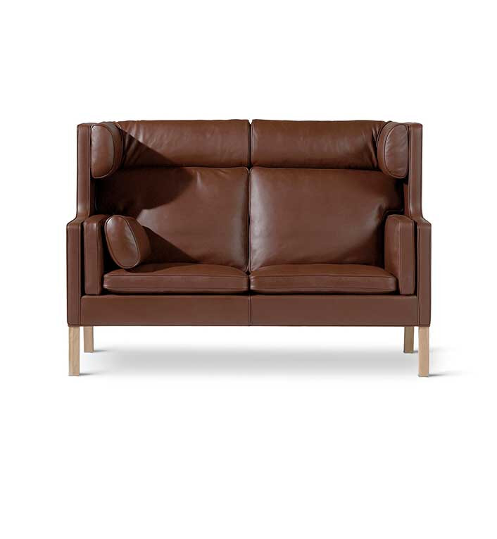 Mogensen Kupésofaen 2292 - Tan92 Max læder - Eg Sæbe