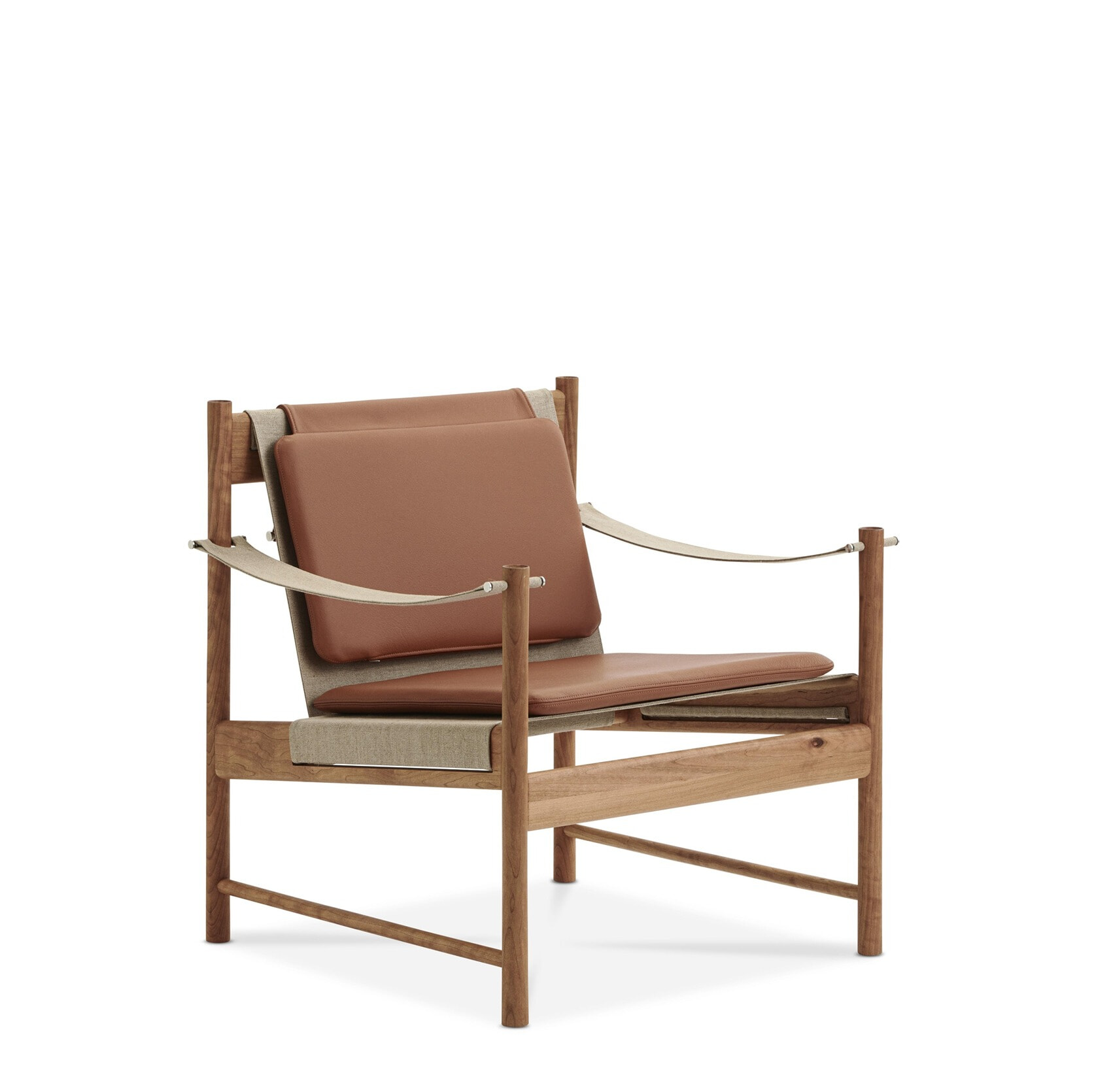 HB Loungestol - Brandy læder