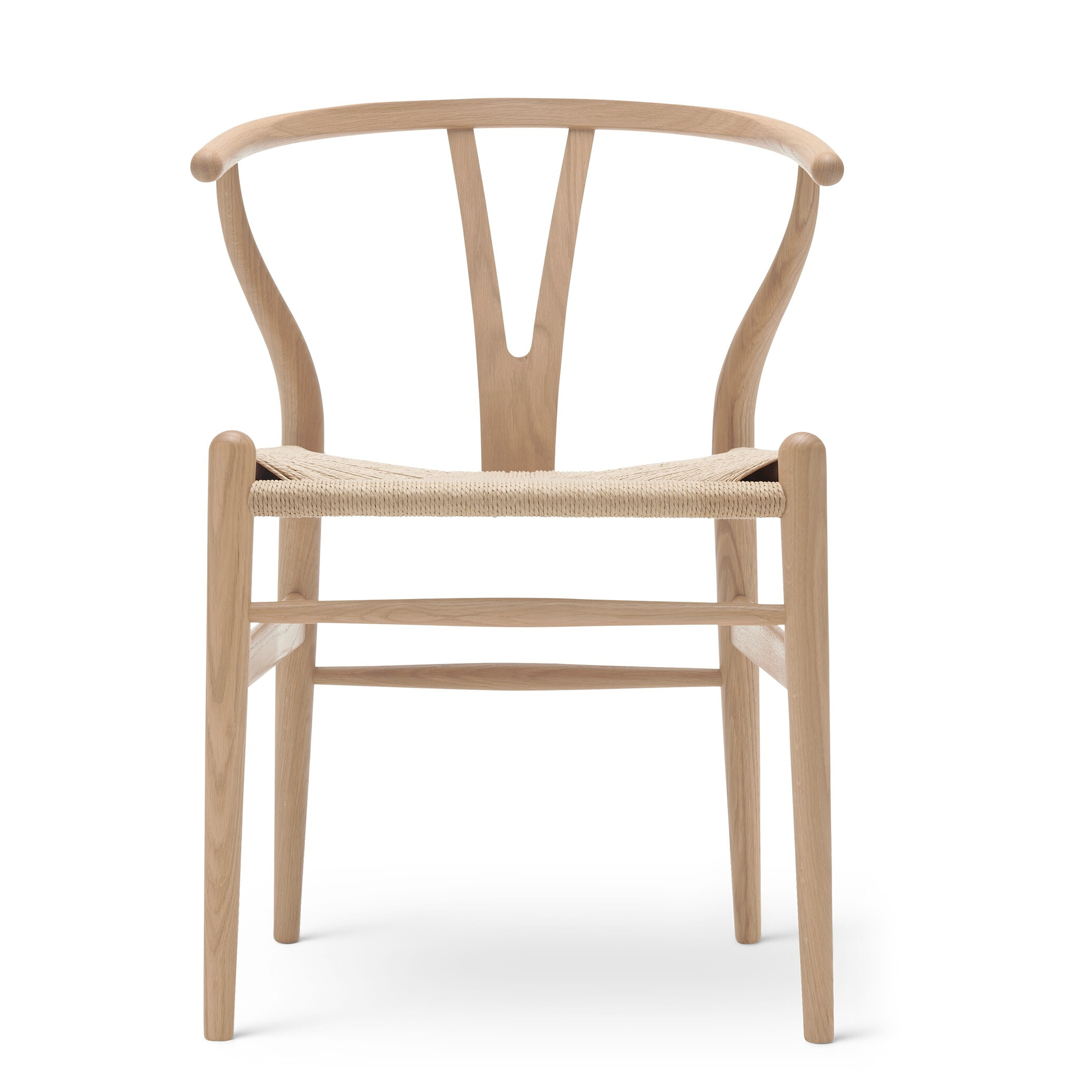 Y-stolen CH24 - Hvidolieret eg/Naturflet