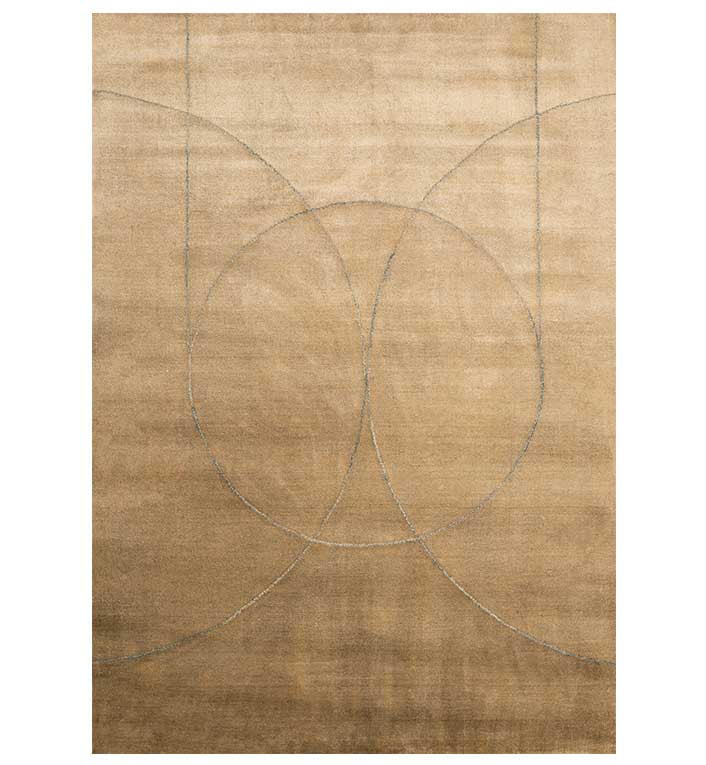 Circulus tæppe - Ochre - Linie Design