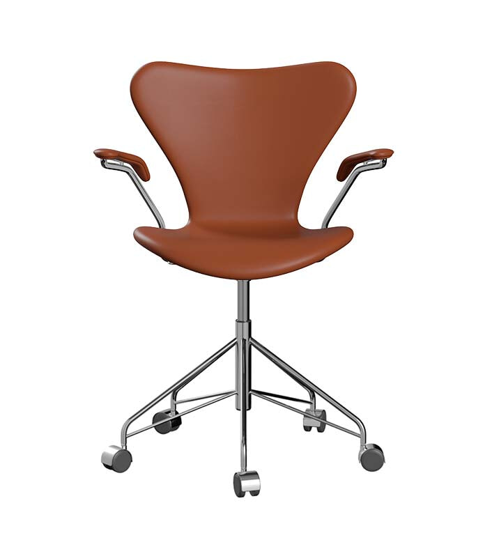 Syver 3217 Fuldpolstret - Krom/Soft læder