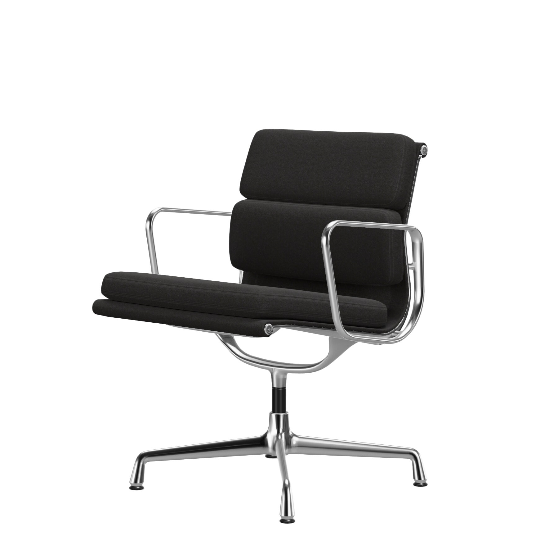 EA208 Soft Pad Stol - Krom/Merino black