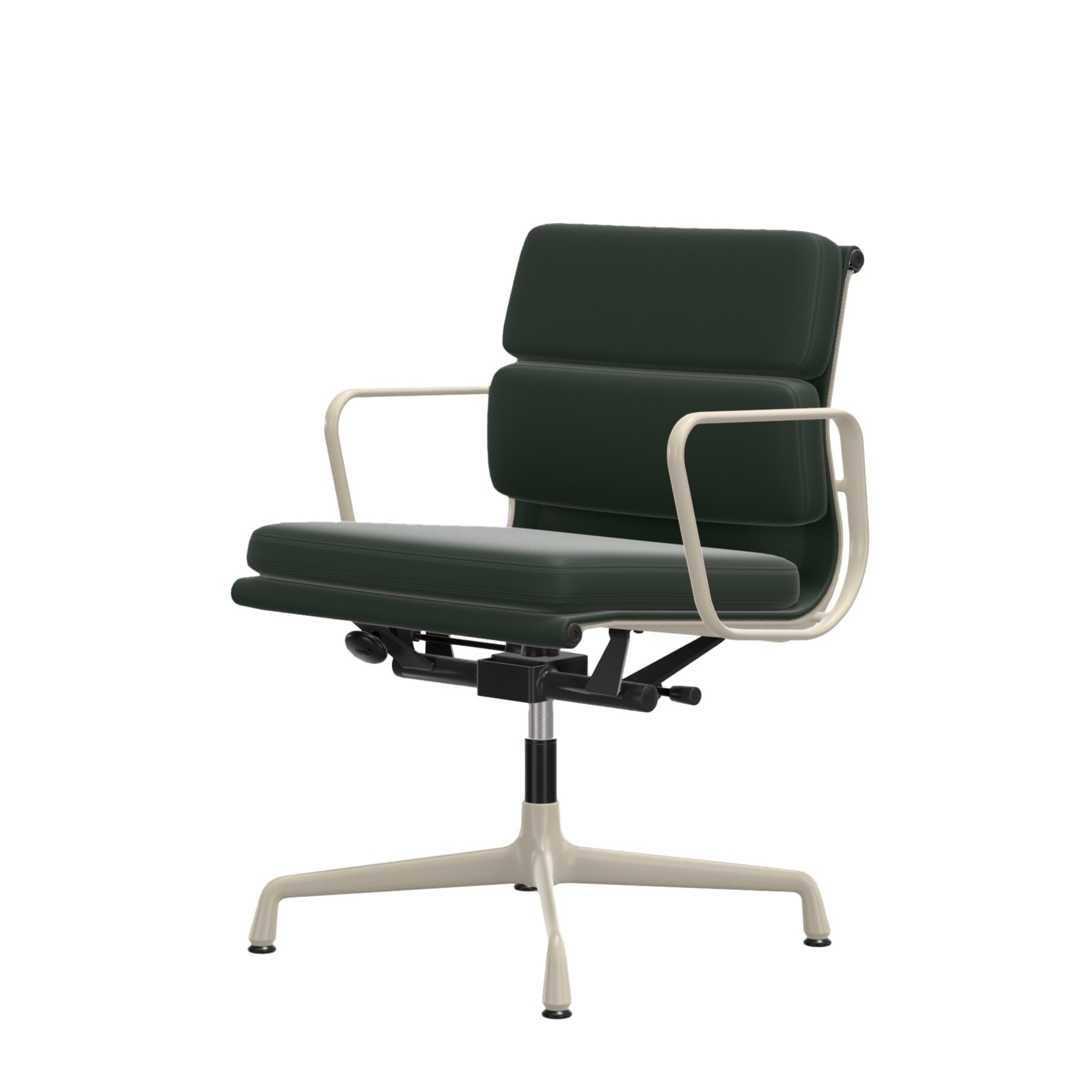 EA231 Soft Pad Kontorstol u. hjul - Premium læder