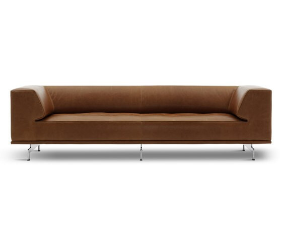 Delphi 4511 Sofa L240cm - Cognac Omni Læder