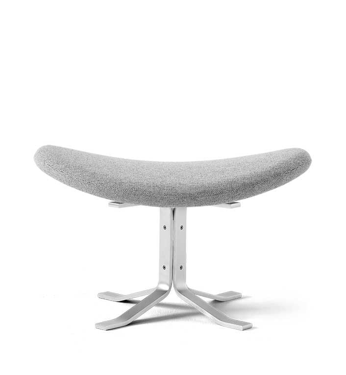 Corona Fodskammel - Stål stel/Hallingdal 110