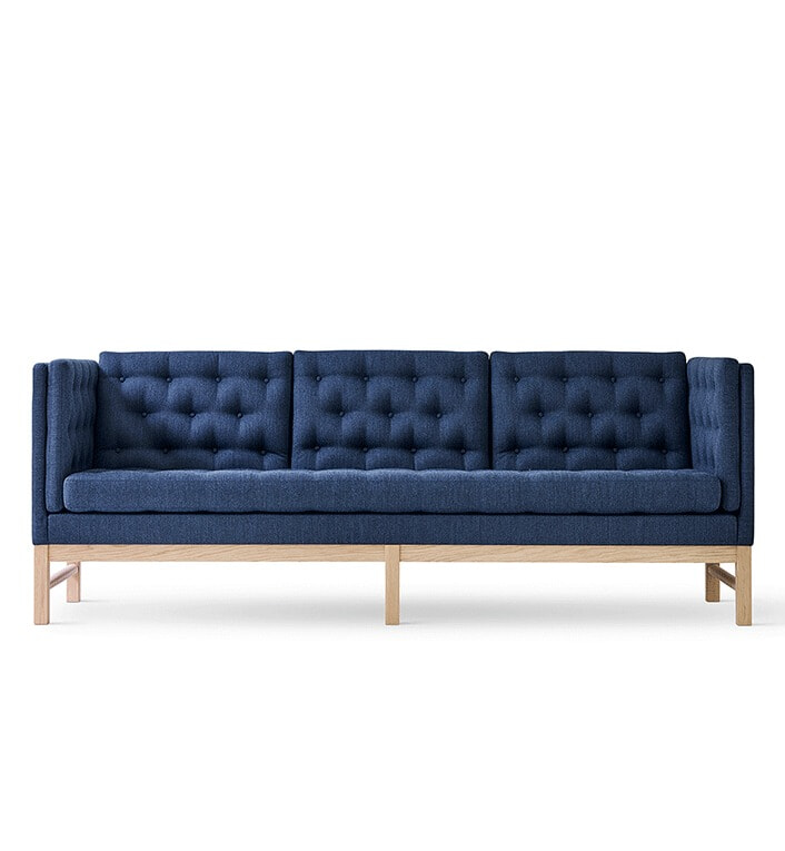 EJ315 3-Pers. Sofa - Sæbebehandlet eg/Mood 2103 stof