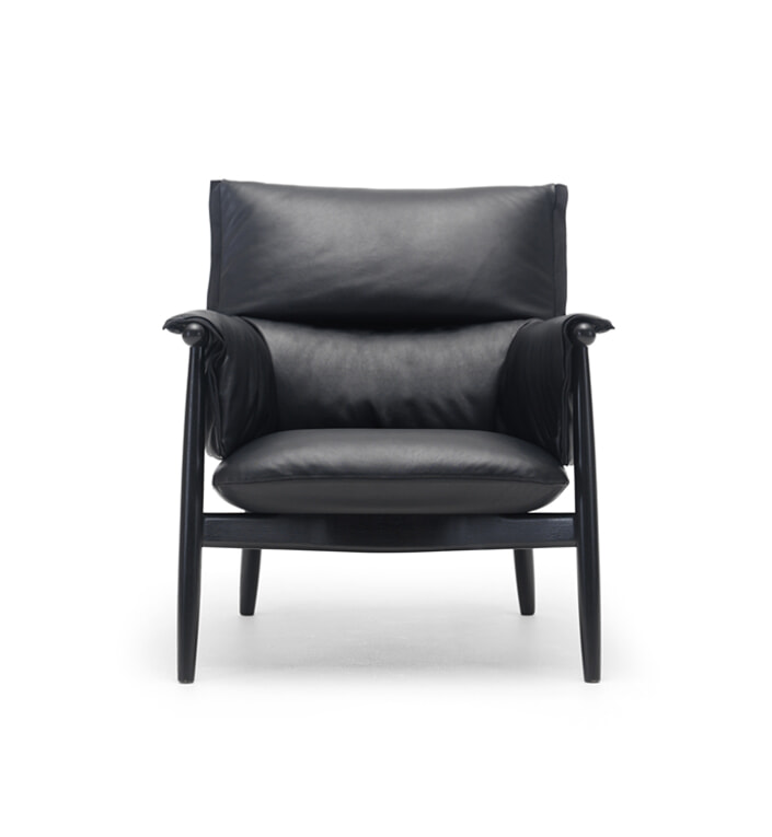 Embrace lænestol - Sort eg/sort læder