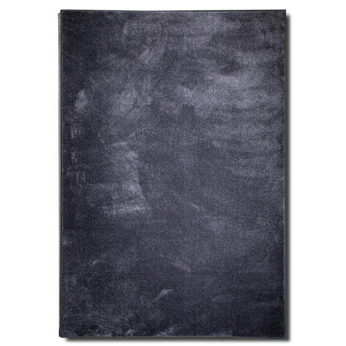 Fame tæppe m. alc. kant - Antracit