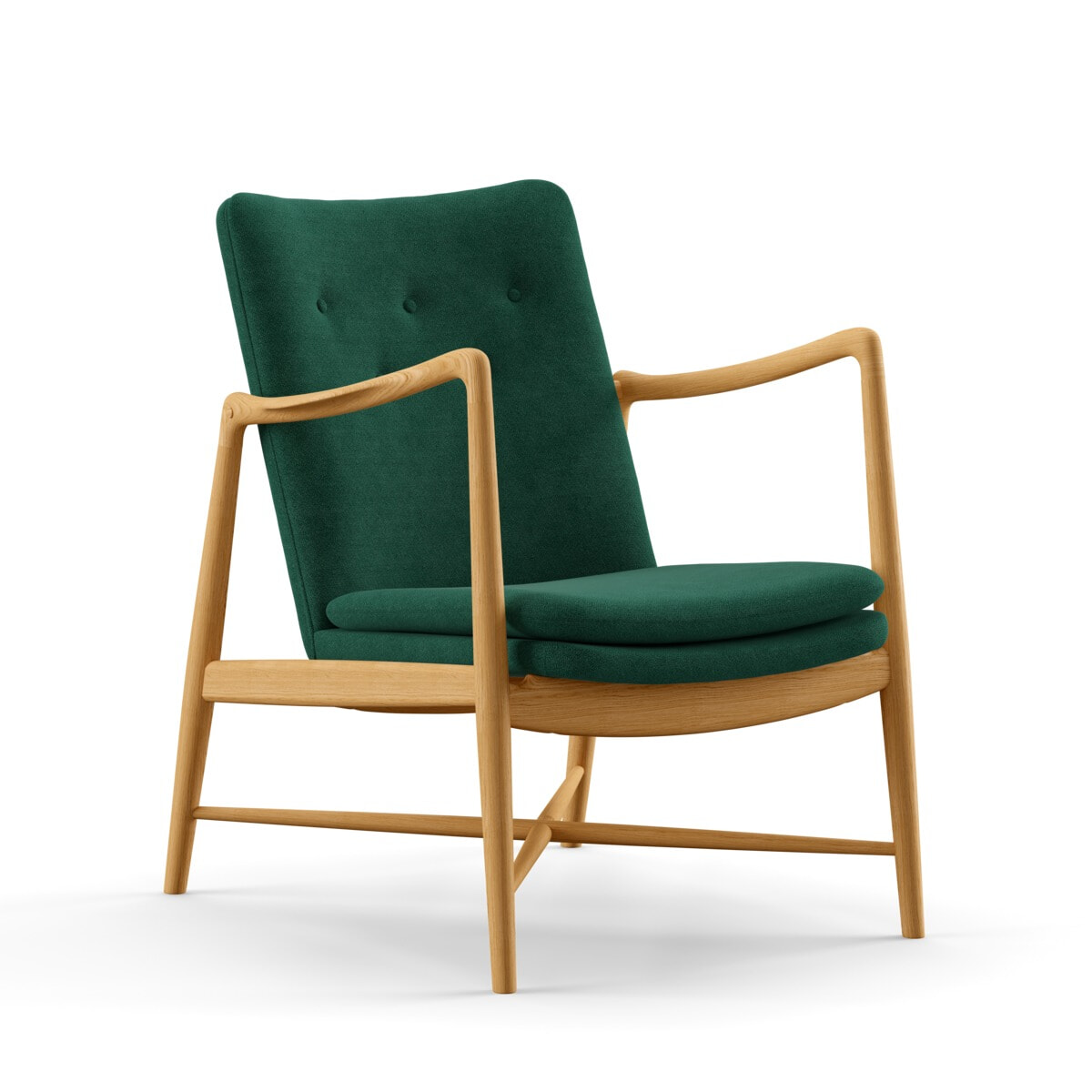 Kaminstolen FJ4610 Lænestol - Vidar stof - Finn Juhl