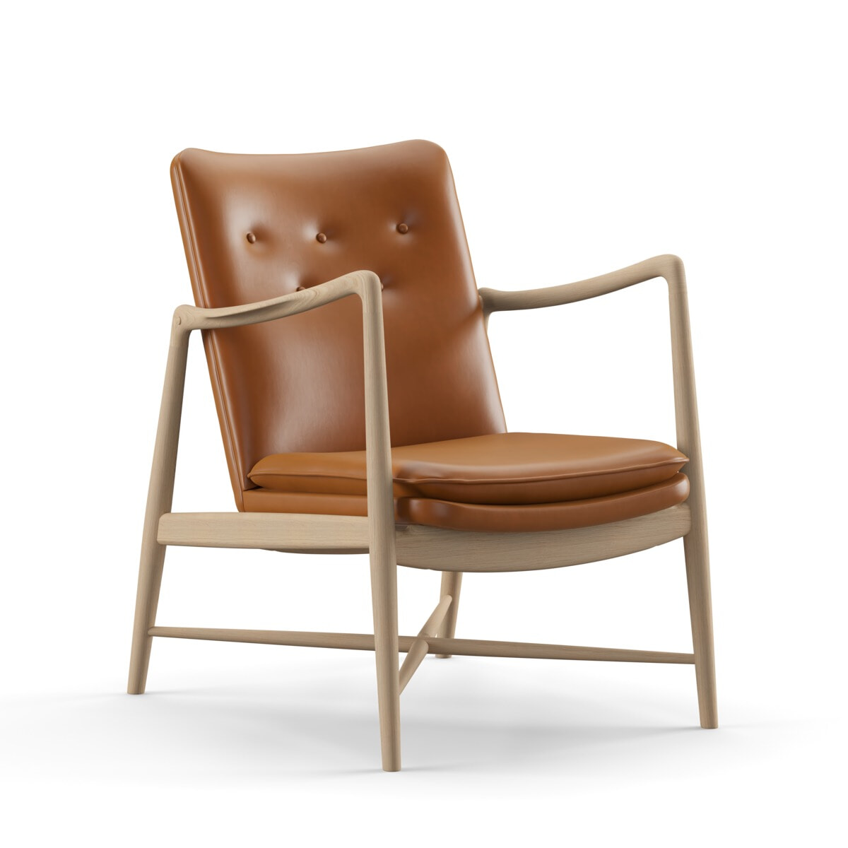 Kaminstolen FJ4610 Lænestol - Elegance læder - Finn Juhl